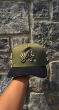 Army Green "Atlanta Braves" Snapback