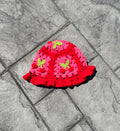 Pink and Red "Cherry" Crochet Hat
