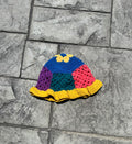 Retro Multi-Color Crochet Hat